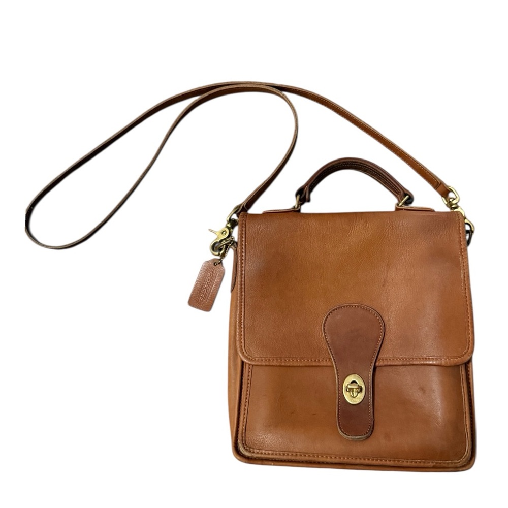 🤎 Vintage Coach 🤎 British Tan Station Crossbody Bag